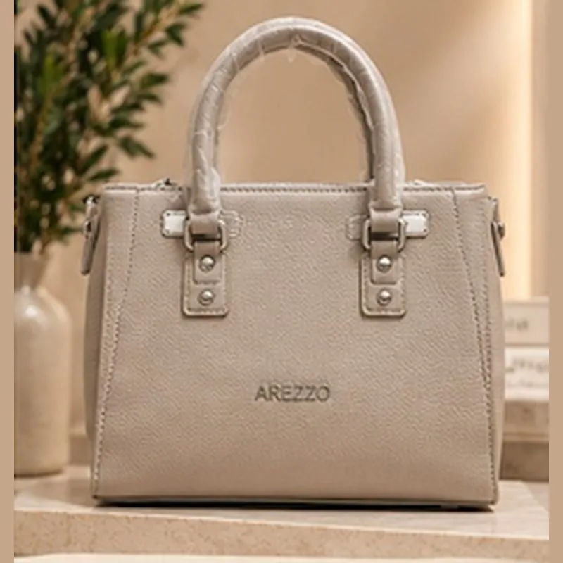 Bolso gris estructurado