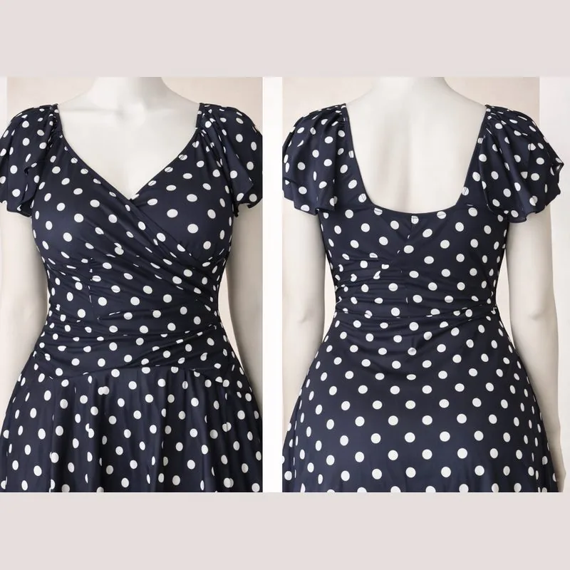 Vestido de baño de lunares