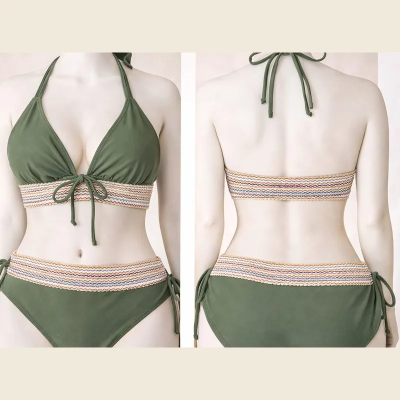 Bikini verde oliva