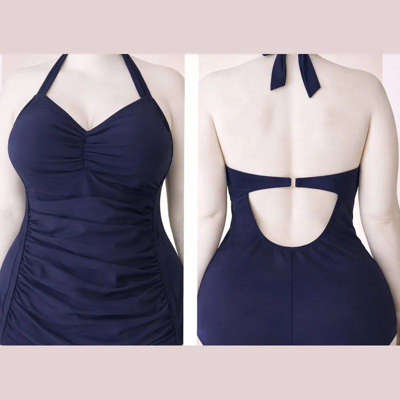 Enterizo azul marino talla XL